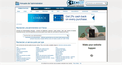 Desktop Screenshot of annuaire-administration.com