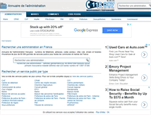 Tablet Screenshot of annuaire-administration.com